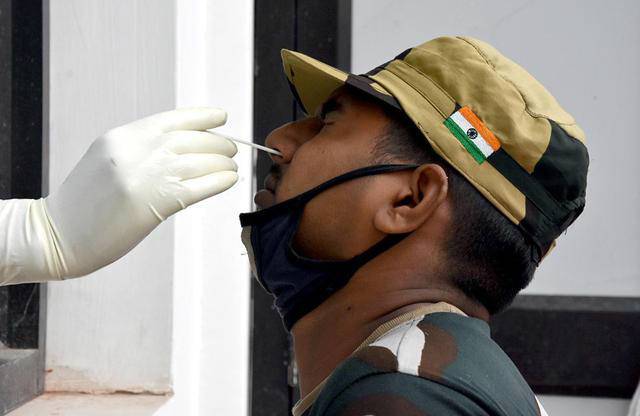 印度边境安全部队101人确诊新冠